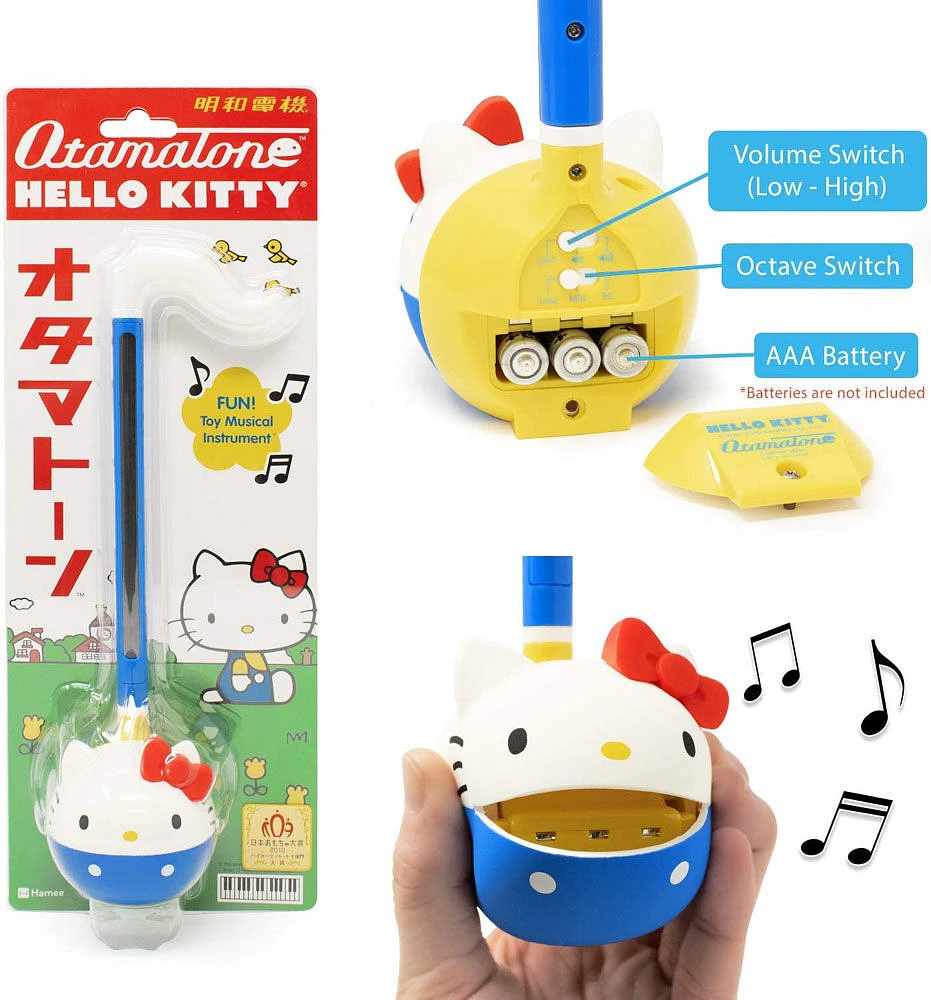 Otamatone Hello Kitty- Musical Instrument Portable Music Synthesizer - English Edition