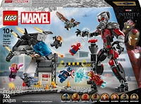 LEGO Marvel Captain America Civil War Action Battle Building Set - Superhero Toy - with 8 Minifigures and Giant Ant Man - 76314