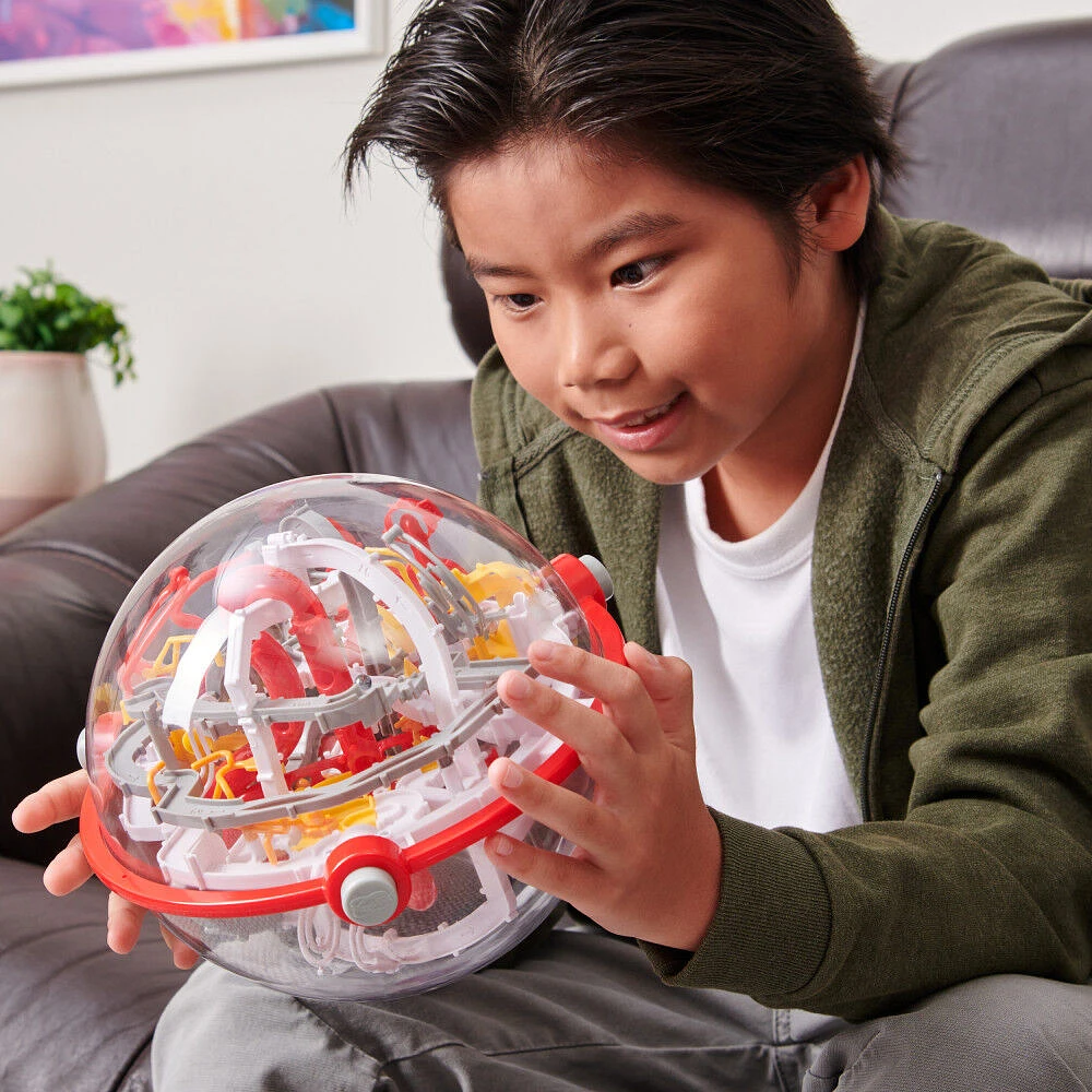 Perplexus Portal, Casse-tête 3D, Labyrinthe sphérique, Jouets à manipuler, Jeux pour enfants, Jeux de voyage, Sphère à manipuler avec 150 obstacles