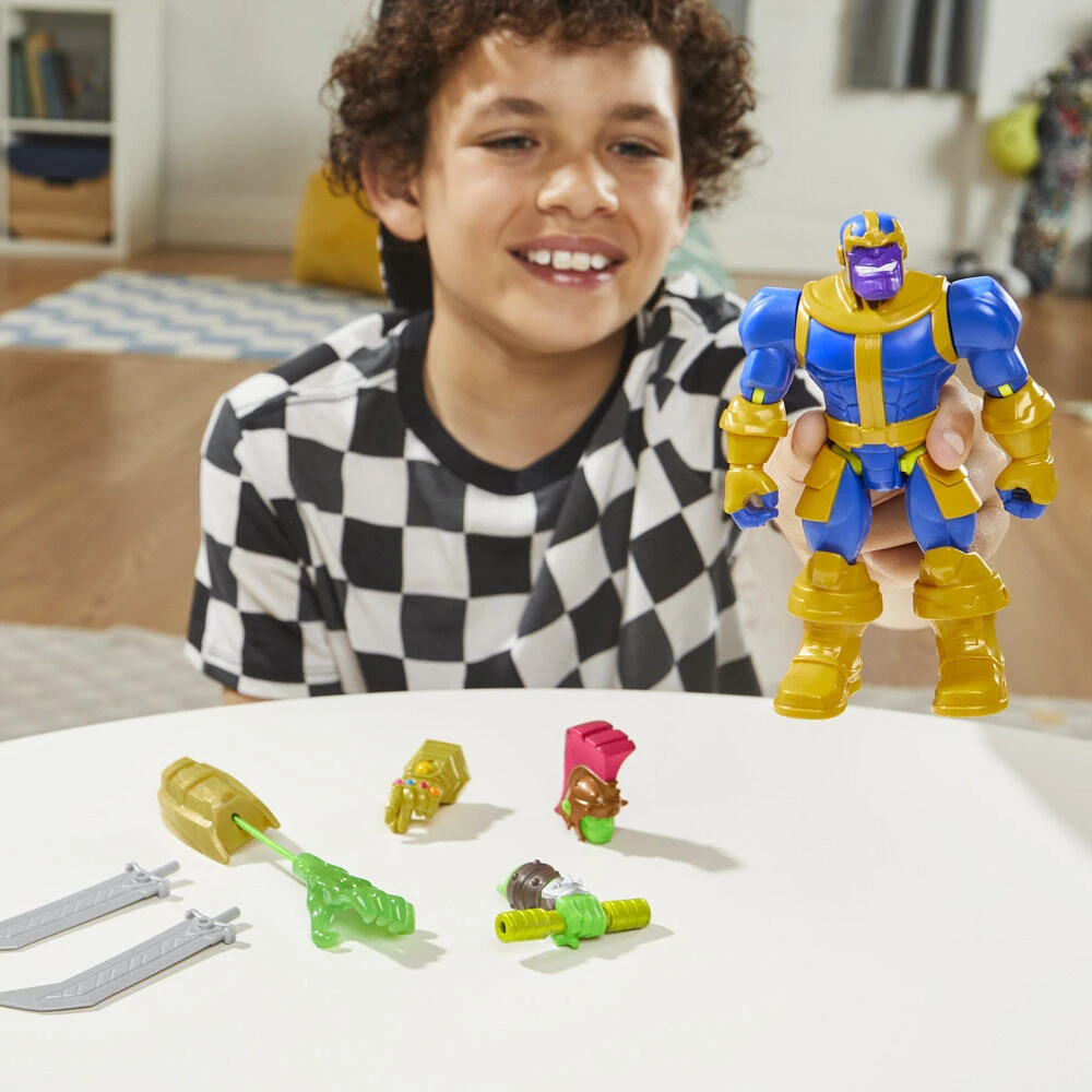 MixMashers Marvel Thanos Custom Avengers Mix-And-Match Deluxe Action Figure & Accessories