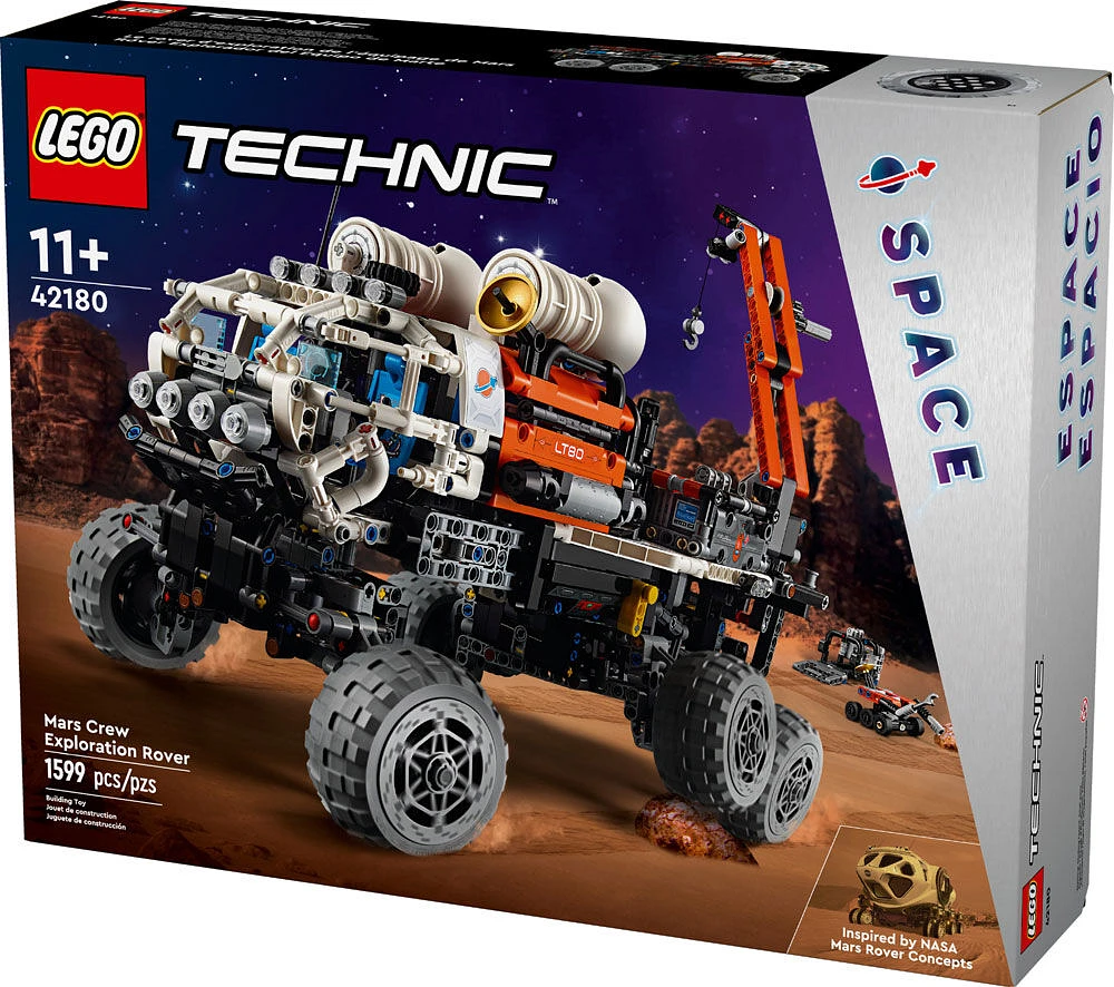 LEGO Technic Le rover d'exploration de l'équipage de Mars; jeu de construction spatial 42180