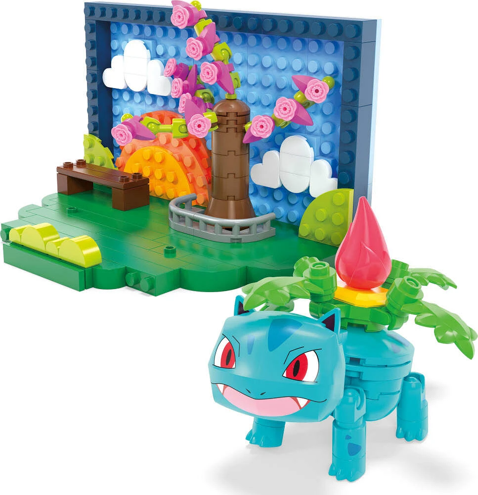 MEGA Pokémon Park Scene Building Toy Kits with 1 Action Figure (220 Pieces) for Kids