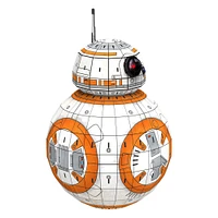 4D Build, Star Wars BB-8, Maquette 3D en papier, 81 pièces