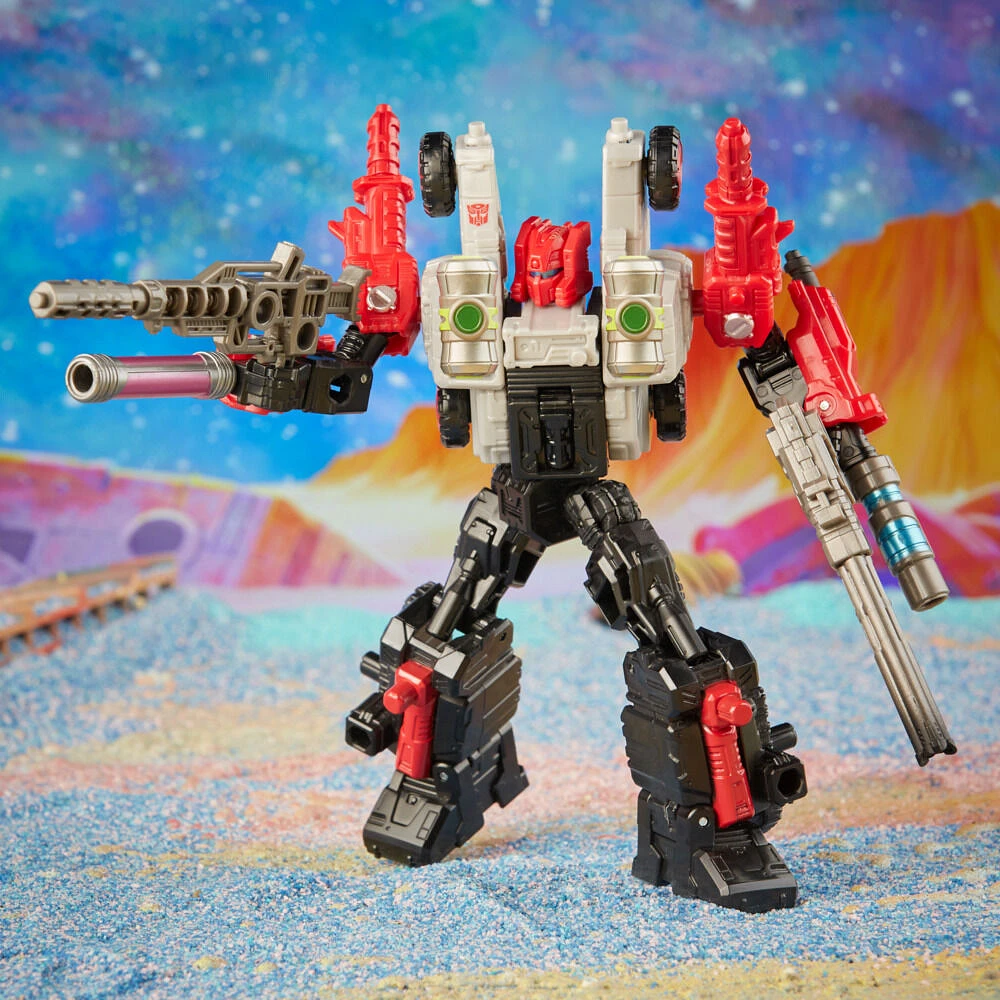 Transformers Toys Generations Legacy Deluxe Red Cog Weaponizer Action Figure, 5.5-inch - R Exclusive