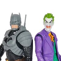 DC Comics, Batman Adventures, Batman vs The Joker Action Figures Set, 2 Figures, 12 Armor Accessories, 12-inch