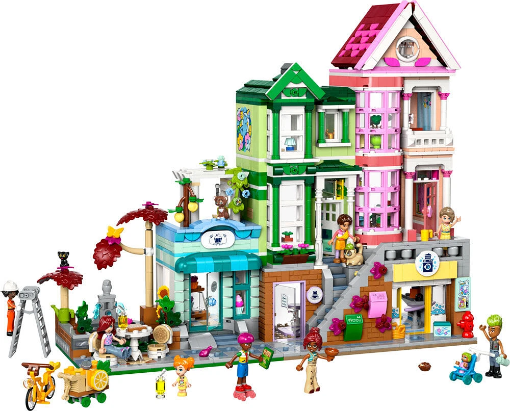 LEGO Friends Heartlake City Apartments and Stores Dollhouse - Toy Building Set for Girls and Boys - 42670