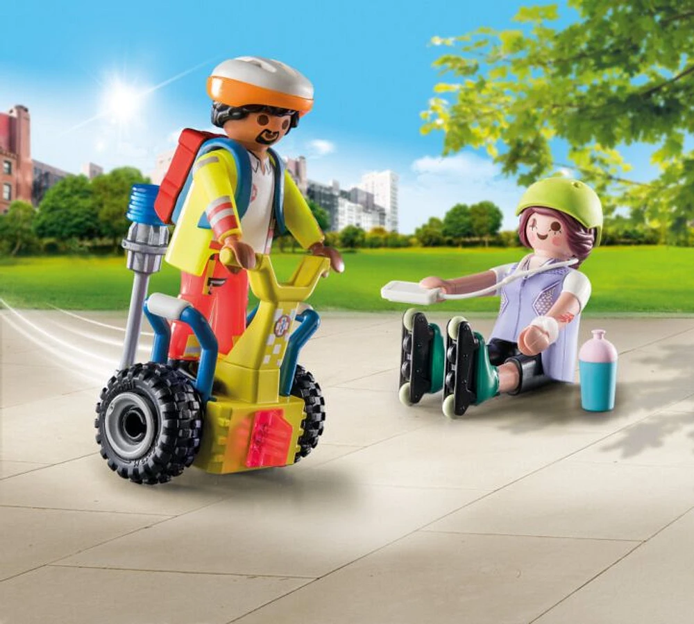 Playmobil - Starter Pack Secouriste avec gyropode