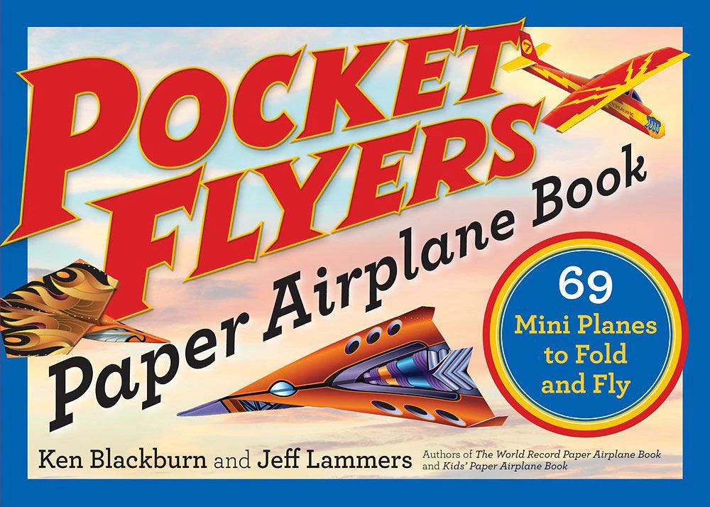 Pocket Flyers Paper Airplane Book - Édition anglaise