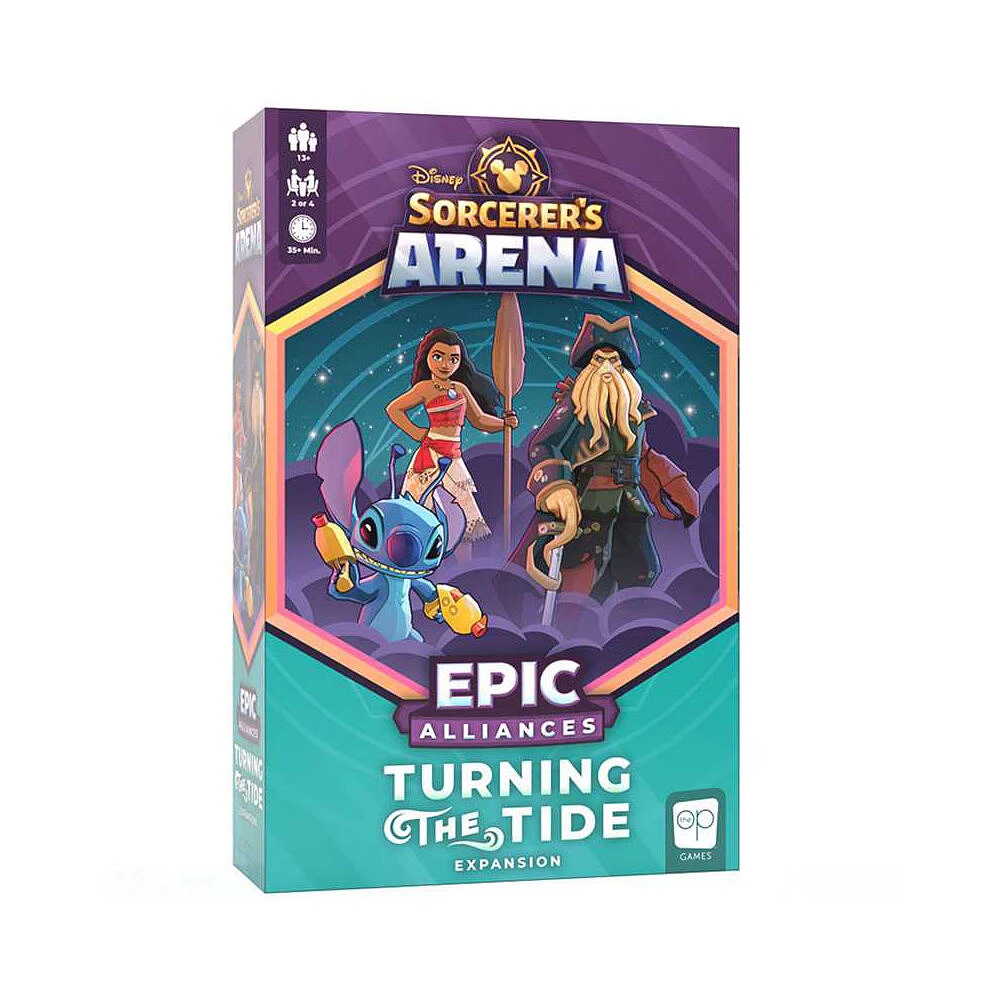 USAopoly Disney Sorcerer's Arena: Epic Alliances Turning the Tide Card Game Expansion - English Edition