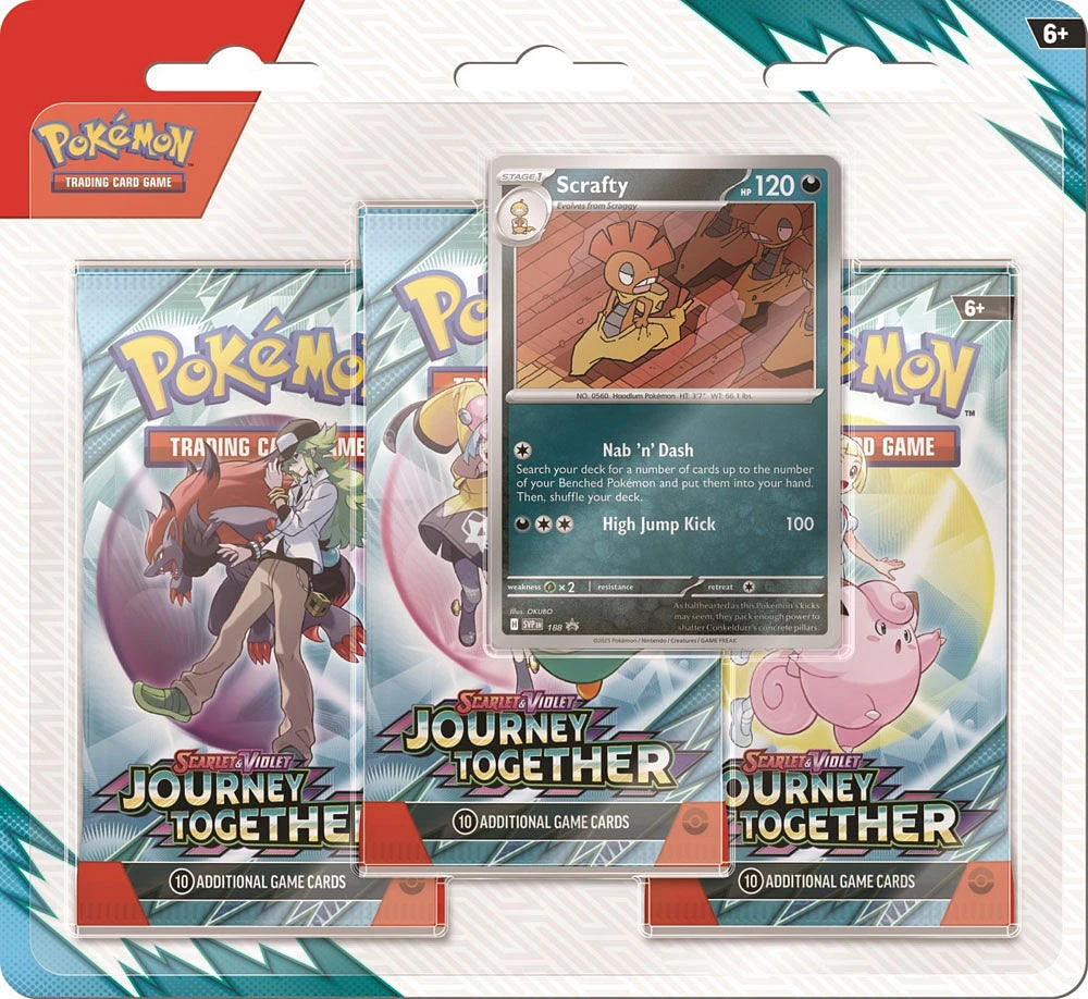 Emballage-coque 3 paquets Écarlate et Violet " Aventures Ensemble " Pokémon - Édition anglaise