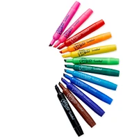 Mr. Sketch Scented Markers, Chisel Tip, Assorted Colours, 12 Count