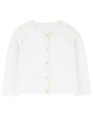 Carter's Button Up Cardigan Ivory 