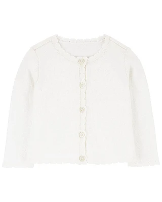 Carter's Button Up Cardigan Ivory