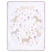 Ensemble de literie pour lit de bébé 4 pièces Trend Lab - Jardin forestier