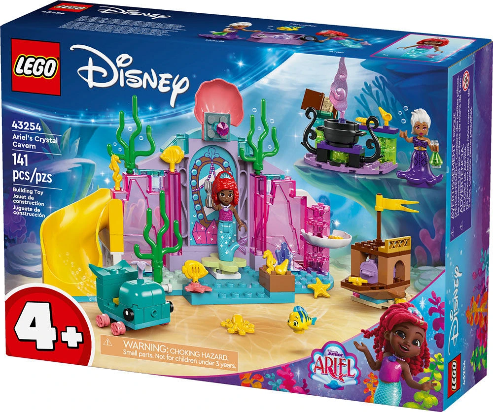 LEGO Disney Princess Ariel's Crystal Cavern and Treasure Chest 43254