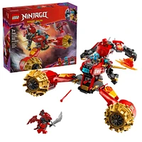 LEGO NINJAGO La moto-robot des tempêtes de Kai, Jouet de ninjas combo, Ensemble de construction avec 3 figurines 71830