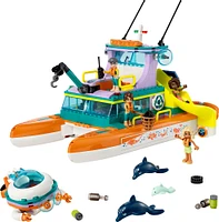 LEGO Friends Sea Rescue Boat 41734 Building Toy Set (717 Pieces)