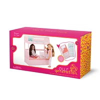 Our Generation Dreams for Two 18-inch Doll Butterfly-Themed Bunk Bed Furniture Set
