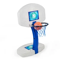 SwimWays, Ensemble de sport 2-en-1 pour la piscine, Filet de volley-ball et panier de basket-ball pour la piscine