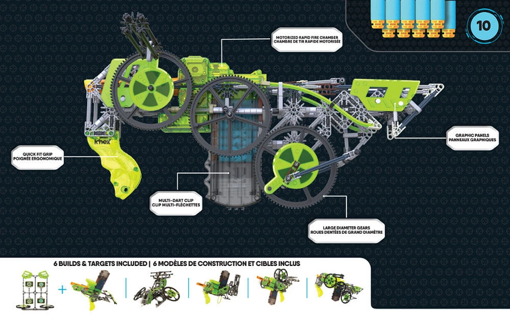 K'Nex Cyberx C10 Crypto Manivelle