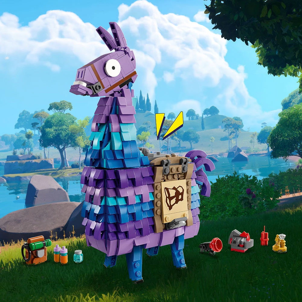 LEGO Fortnite Supply Llama Jouet de jeu vidéo et figurine pour le jeu et l'exposition 77071