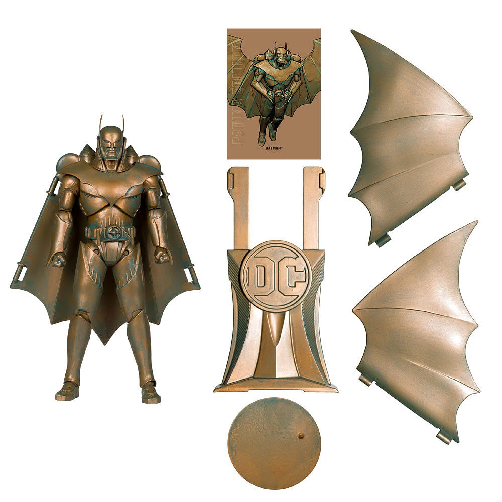 Figurine 7" DC Multiverse Armored Batman (Kingdom Come) Patina Edition Gold Label