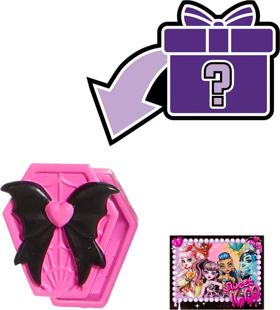 Monster High Scary Sweet Birthday Draculaura Doll in Party Dress with Balloon & Gift