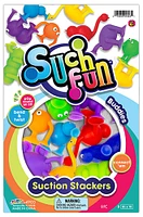 Such Fun Suction Stackers Poly Asst - English Edition - 1 per order, colour may vary (Each sold separately, selected at Random)