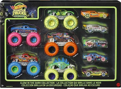 Hot Wheels Monster Trucks Glow-In-The-Dark Bundle - R Exclusive