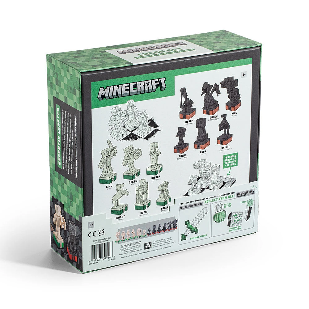 The Noble Collection Minecraft Chess Set - English Edition