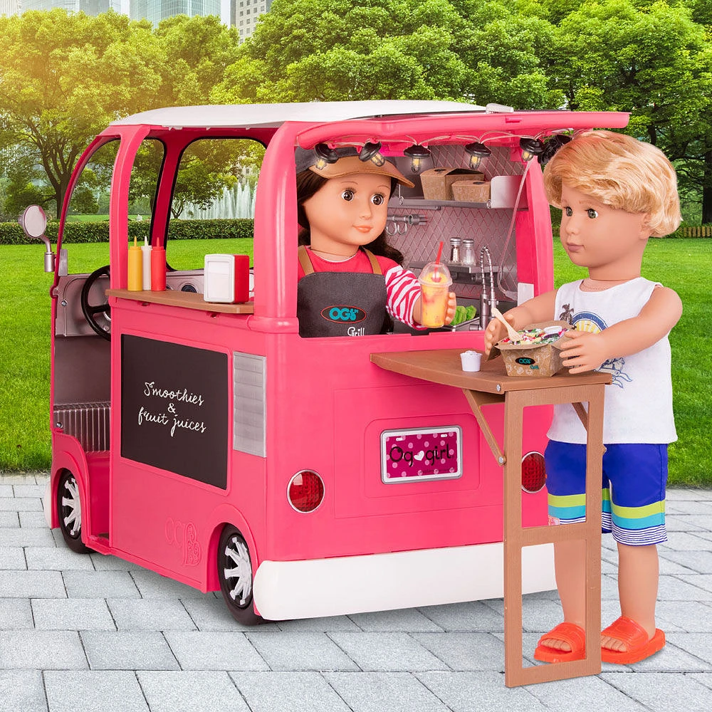 Our Generation, Grill To Go Food Truck Playset for 18-inch Dolls