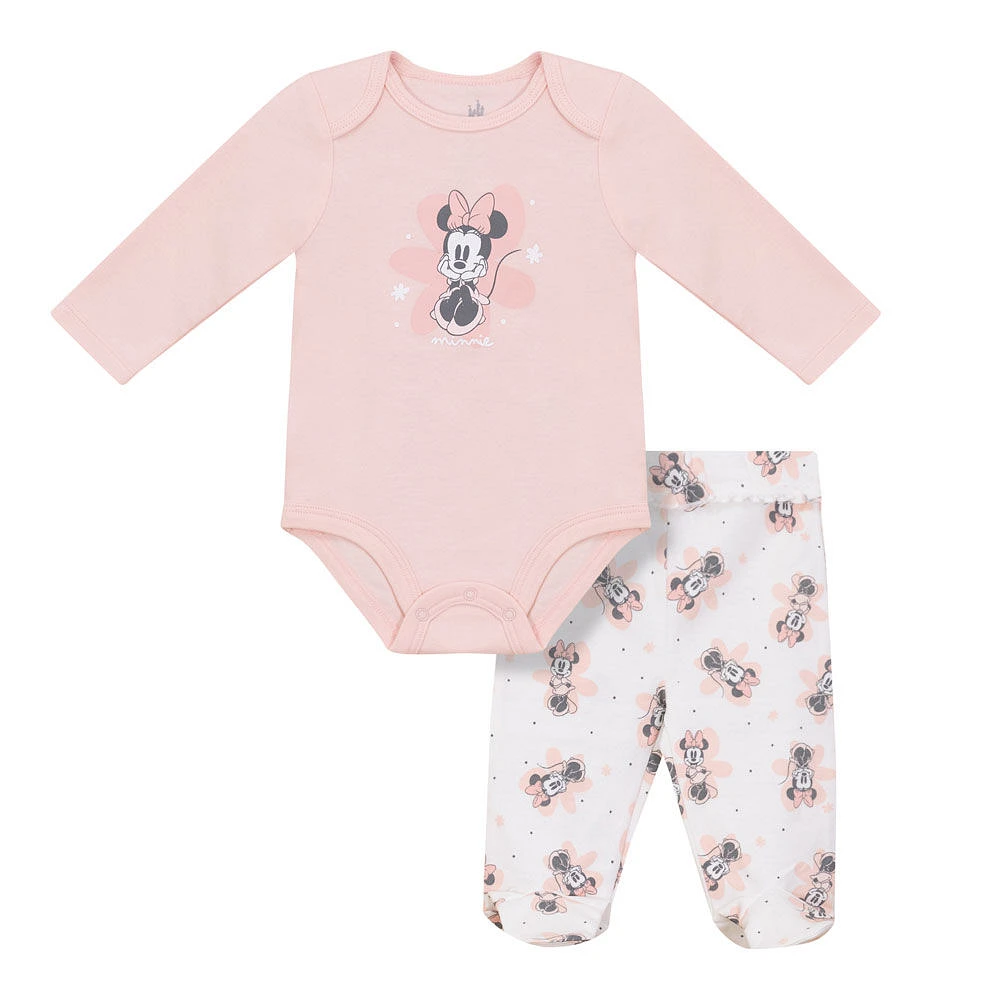 Minnie 2 Piece Pants Set Coral