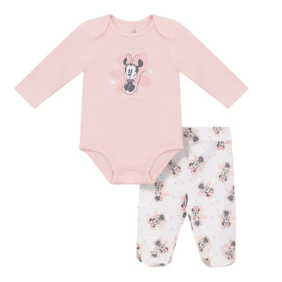 Minnie 2 Piece Pants Set Coral