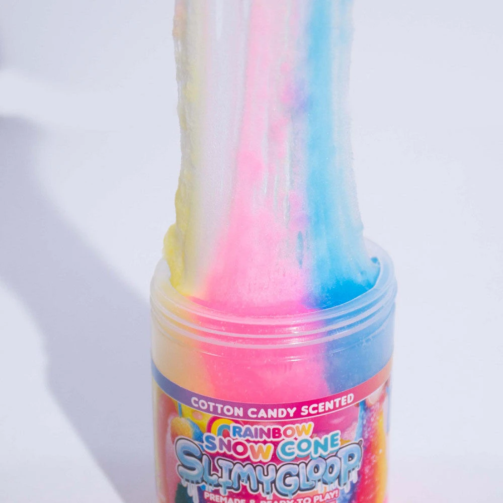 SlimyGloop Jar Rainbow Snow Cone