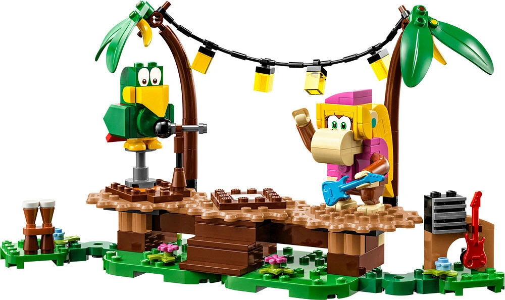 LEGO Super Mario Ensemble d'extension Le jam tropical de Dixie Kong 71421 Ensemble de jeu de construction (174 pièces)