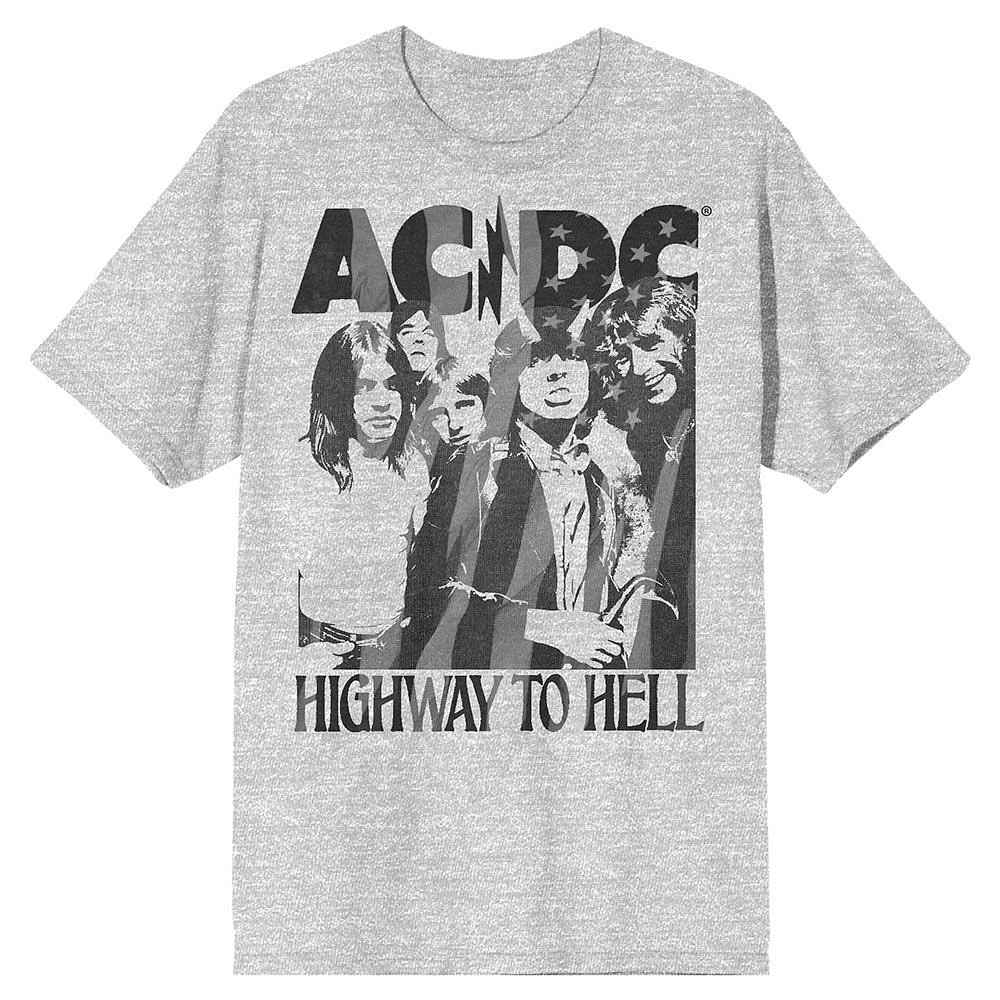 ACDC Highway To Hell Grey T-Shirt