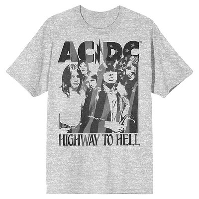 ACDC Highway To Hell Gris T-Shirt