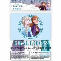 Frozen 12" Latex Balloons, 8 pieces