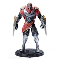 League of Legends, 6-Inch Zed Collectible Figure w/ Premium Details and 2 Accessories, The Champion Collection, Collector Grade