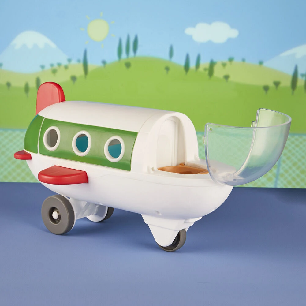 Peppa Pig Peppa's Adventures Air Peppa Airplane Vehicle Preschool Toy with Rolling Wheels, 1 Figure, 1 Accessory