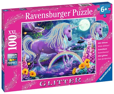 Ravensburger Glitter Unicorn 100pc Puzzle