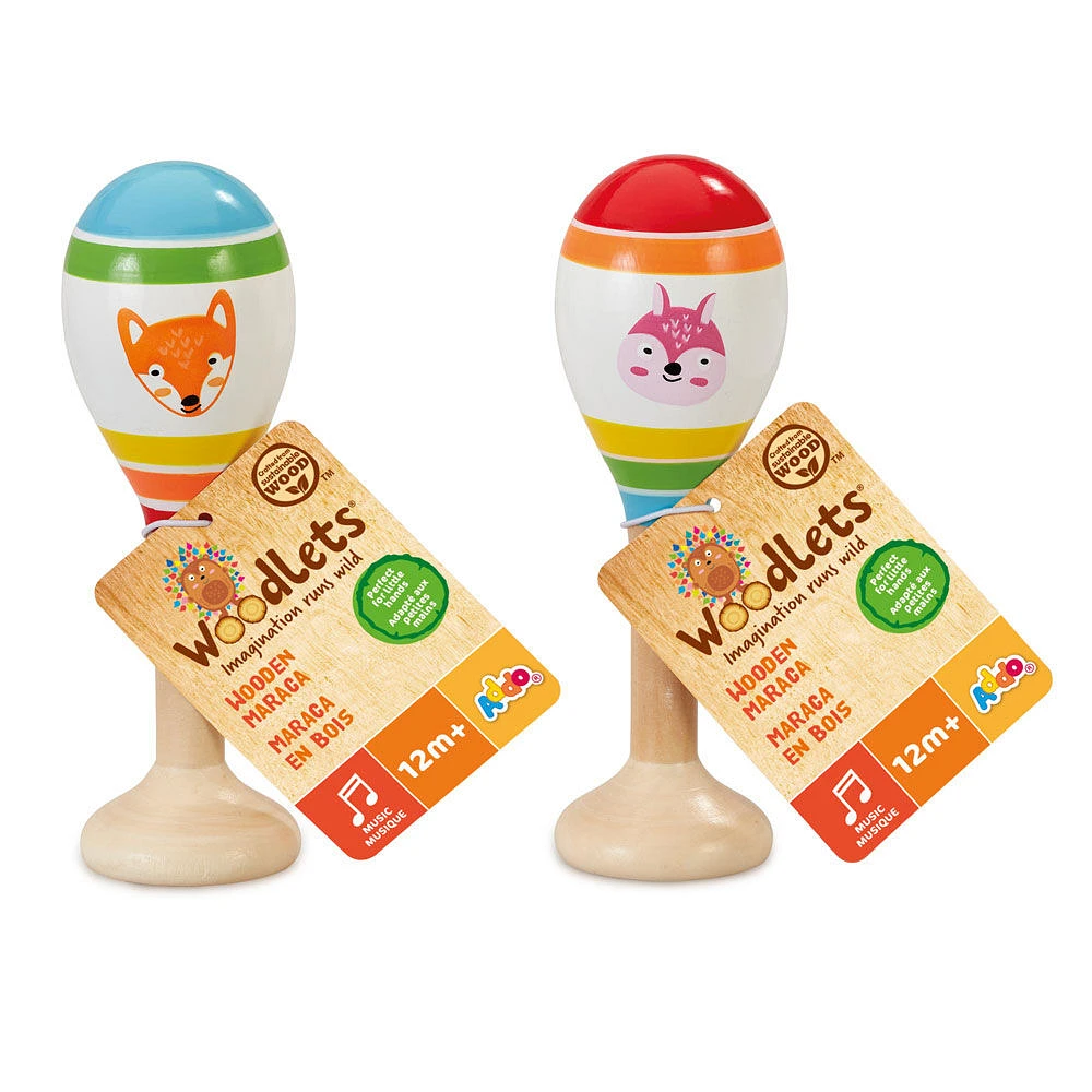 Woodlets Wooden Maraca - Notre exclusivité