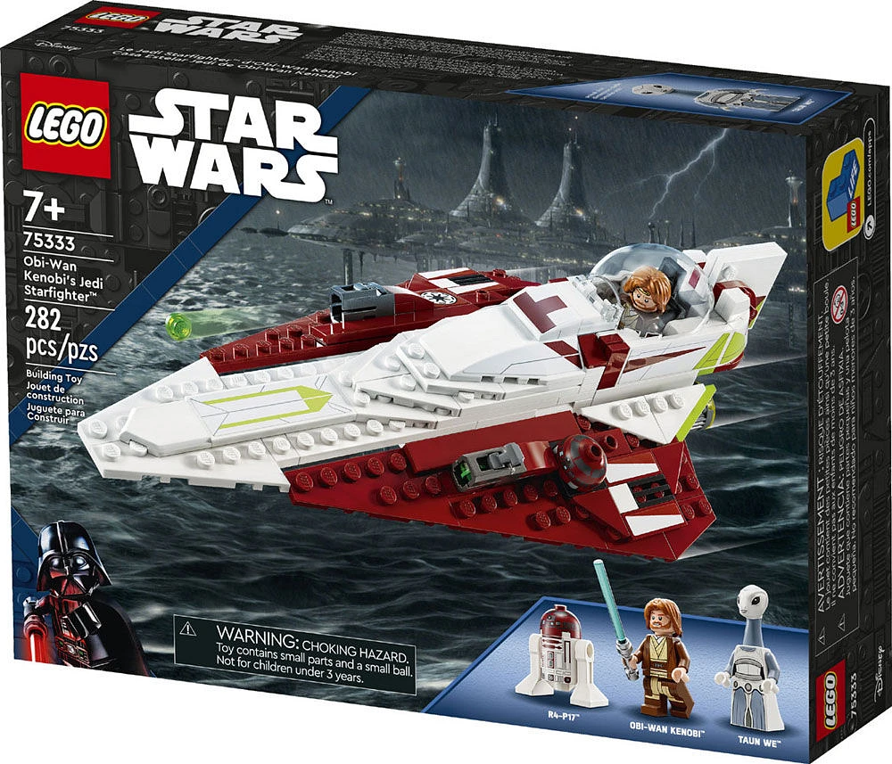 LEGO Star Wars Obi-Wan Kenobi's Jedi Starfighter 75333 Building Kit (282 Pieces)