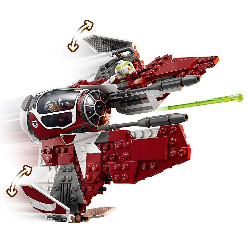 LEGO Star Wars: The Clone Wars Ahsoka's Jedi Interceptor Spaceship Building Toy - Kids Star Wars Toy - 75401