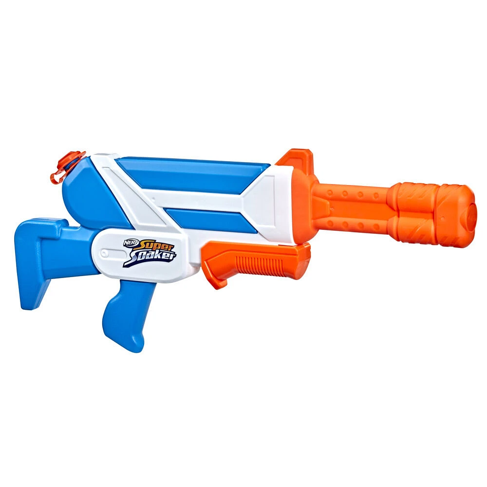 Nerf Super Soaker, blaster à eau Twister, tire 2 jets d'eau torsadés