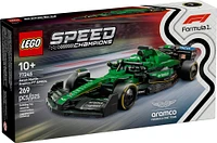 LEGO Speed Champions Voiture de course Aston Martin Aramco F1 AMR24, Ensemble de véhicule et de pilote 77245