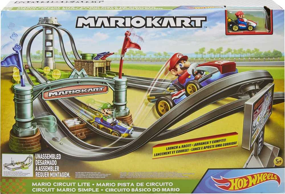 Hot Wheels - Mario Kart - Coffret piste Circuit Mario Simple
