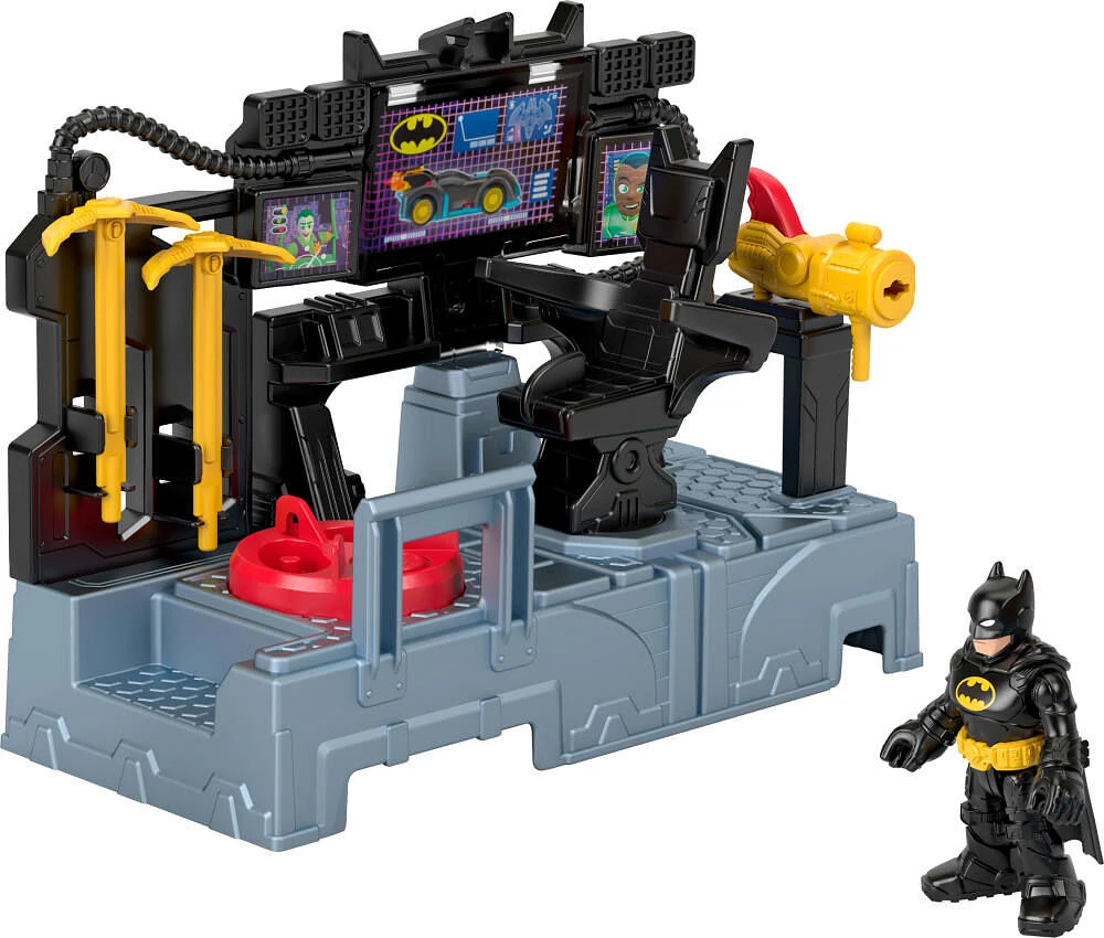 Imaginext DC Super Friends Centre de commandement Batman, fig.