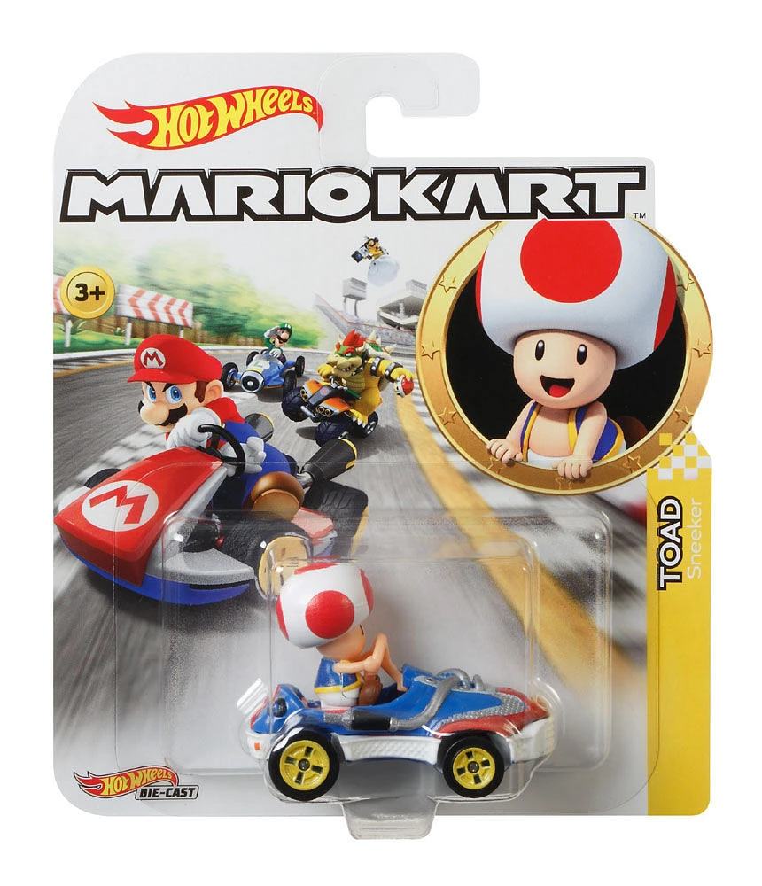 Hot Wheels Mario Kart Toad Sneeker