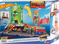 Hot Wheels - Ville - Station d'énergie Super Recharge, véhicule